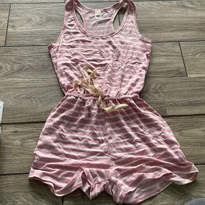 Striped romper
